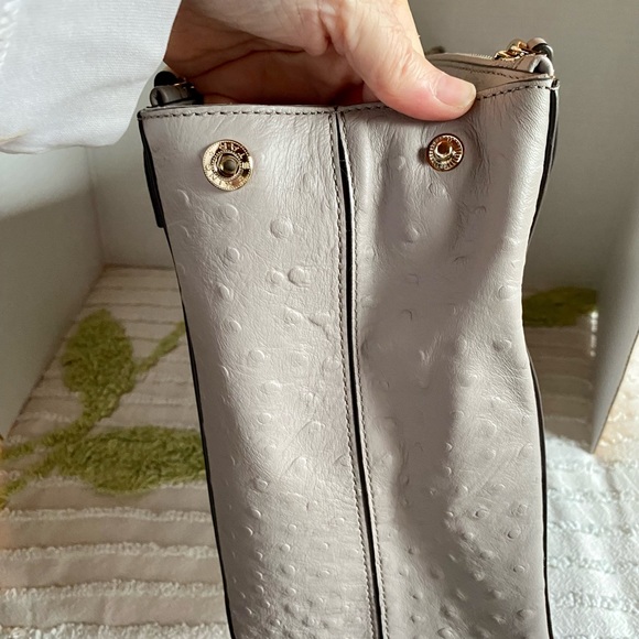 ♠️Kate Spade Bristol Drive Ostrich Loden Satchel Bag♠️  NWOT - with COA - Picture 8 of 13